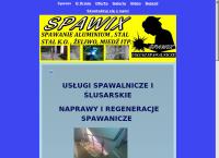 Strona internetowa z Spawix