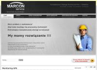 Strona internetowa z Marcon Service