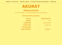 Tłumaczenia Akurat