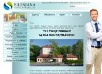Strona internetowa z Silesiana Bcm Szpital Zabrze