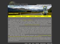 Strona internetowa z Pro-Map