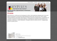 Strona internetowa z Lentulus - Niemiecki Bez Barier!