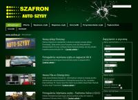 Strona internetowa z Auto Szyby F.p.h.u. Szafron Marcin