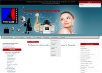 Strona internetowa z Perfumeria Paryska