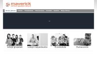 Strona internetowa z CENTRUM JĘZYKÓW OBCYCH MAVERICK