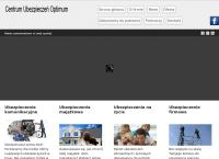 Strona internetowa z Centrum Ubezpieczeń OPTIMUM Lucyna Jarecka