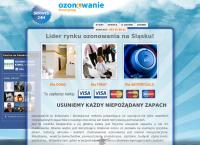 Strona internetowa z Ozonowanie Kimel Group