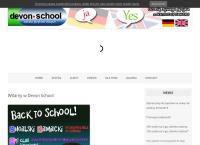 Strona internetowa z Szkoła języków obcych Devon School
