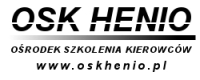 Osk Henio - Prywatny Ośrodek Kursowego Szkolenia Kierowców Budny Henryk