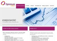 Strona internetowa z OPTIMUM FINANSE Alina Lasik-Zduniak