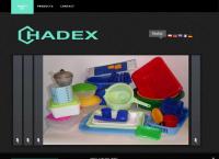Strona internetowa z Chadex - producent wyrobów z tworzyw sztucznych