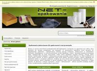 Strona internetowa z Net-opakowania