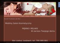 Strona internetowa z Magic Beauty
