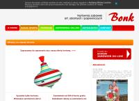 Strona internetowa z F. H. Bonk hurtownia zabawek, art. szkolnych, papierniczych, sportowych i sezonowych.