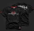 T-shirt DOBERMAN`S COMBAT GEAR biały/czarny