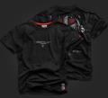 T-shirt DOBERMAN`S SHIELDS biały/czarny