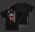T-shirt DOBERMAN`S FIGHTERS biały/czarny