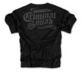 T-shirt DOBERMAN`S CRIMINAL-SQUAD bialy/czarny