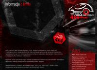 Strona internetowa z A&s Auto Centrum