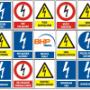 Znaki ostrzegawcze elektryczne