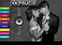 Strona internetowa z Dj Pawcio