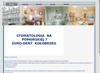 Strona internetowa z Nzoz Eurodent Stomatolog Ortodonta