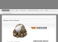 Strona internetowa z Agencja Celna Ineksim