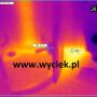 wyciek wody wykryty kamerą termowizyjną