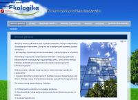Strona internetowa z Ekologika