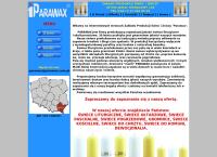 Strona internetowa z Parawax