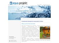 Strona internetowa z Aqua-Projekt