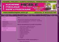 Strona internetowa z Meble Rafał Stępień