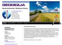 Strona internetowa z Geodezja Lubań