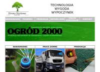 Strona internetowa z Ogród 2000