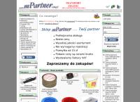 Strona internetowa z Mpartner