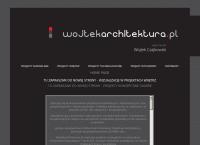 Strona internetowa z Wojtekarchitektura
