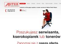 Strona internetowa z MITEX Andrzej Majewski