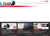 Strona internetowa z Trans Express