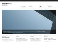 Strona internetowa z Monopi Studio - Pracownia Architektoniczna