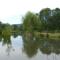 Widok na duży staw karpiowy łowiska FISCHLAND