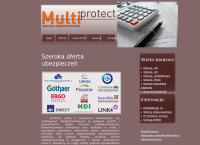 Strona internetowa z Multiprotect Ubezpieczenia