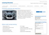 Strona internetowa z Leasing Wrocław Piotr Kryszczuk