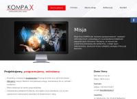 Strona internetowa z Kompax