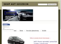 Strona internetowa z Skup Aut Szczecin Zachodniopomorskie