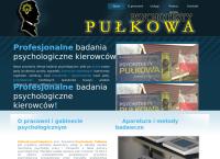 Strona internetowa z Centrum Biznesu i Psychologii Psychotesty Pułkowa