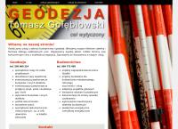 Strona internetowa z Geodezja Tomasz Gołębiowski