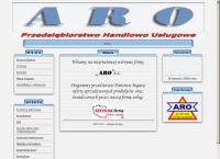 Strona internetowa z Aro Kielce