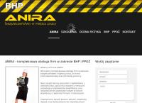 Strona internetowa z ANIRA Anna Lubas