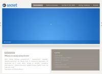 Strona internetowa z Secnet Sp. Z O.o.