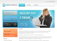 Strona internetowa z New Horizon